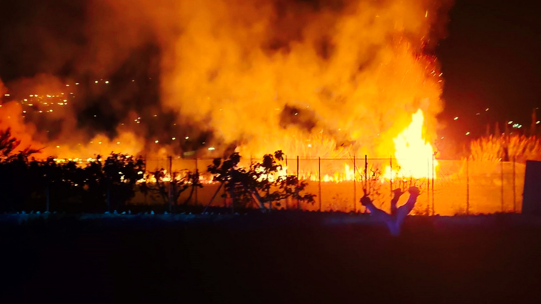 Preocupación en Salobreña tras un nuevo incendio en la vega